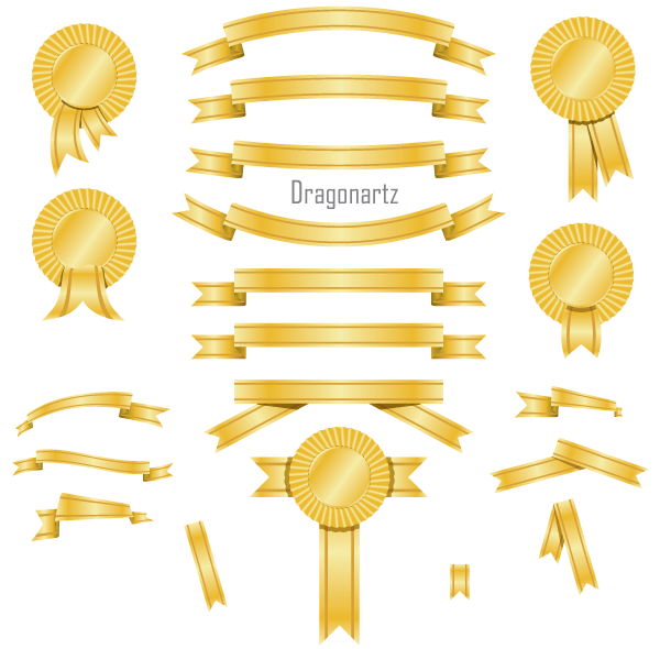 Award Ribbon Banner Vector