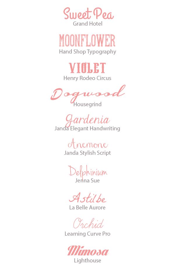 Best Free Wedding Fonts Best Free Wedding Fonts