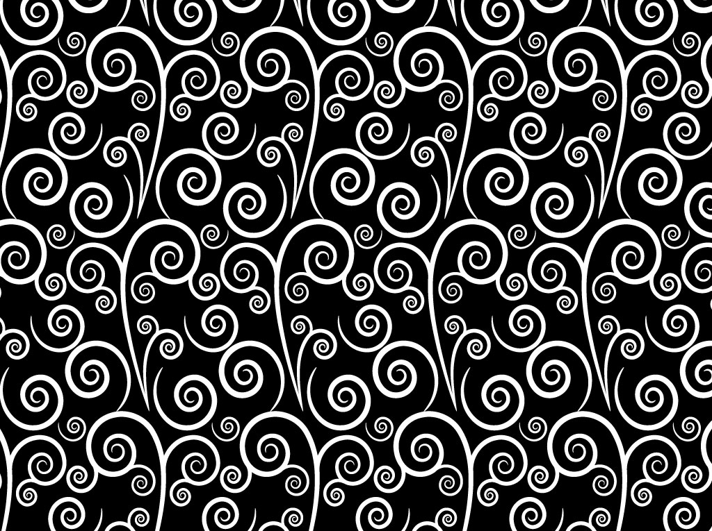 Black and White Swirl Pattern Vector Free Black and White Swirl Pattern Vector Free