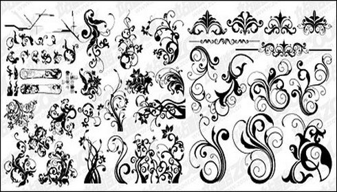 Black and White Vector Patterns