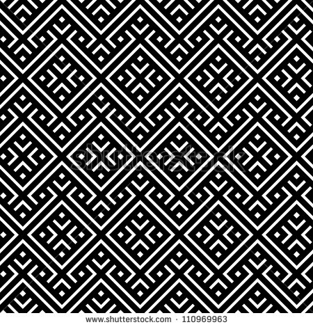 Black and White Vector Patterns