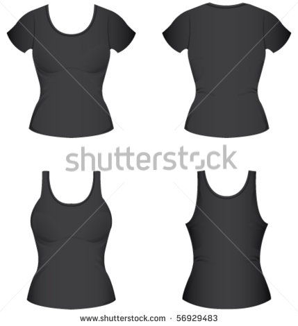Blanks Women T-Shirts Templates