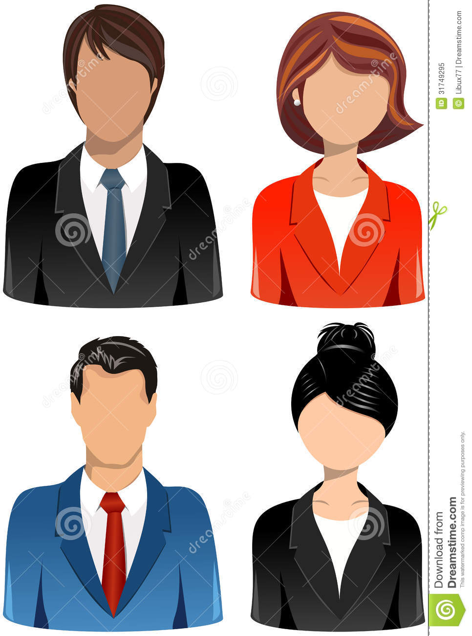 Business People Icons