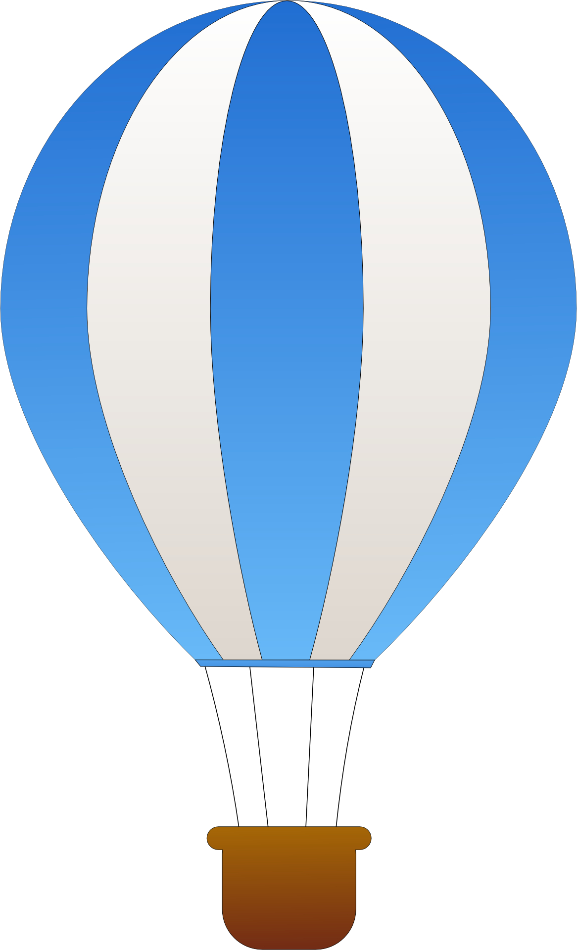 Cartoon Hot Air Balloon Clip Art