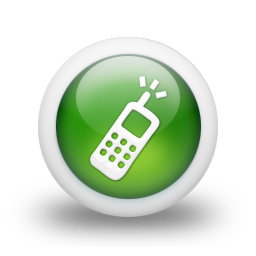 Cell Phone Icon Green