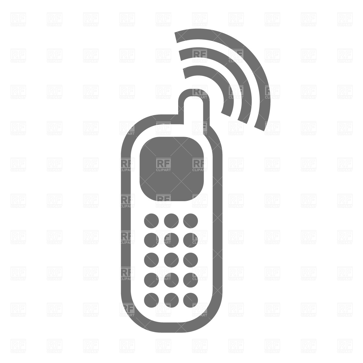 14 Wireless Phone Icons Vectors Images