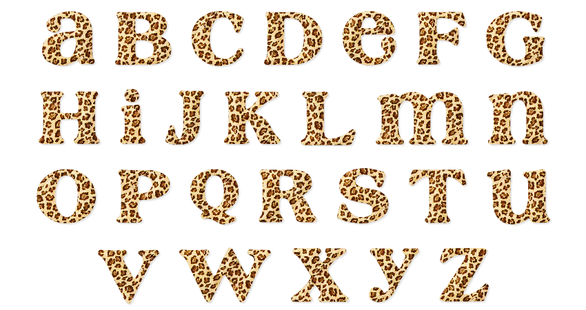 Cheetah Print Font