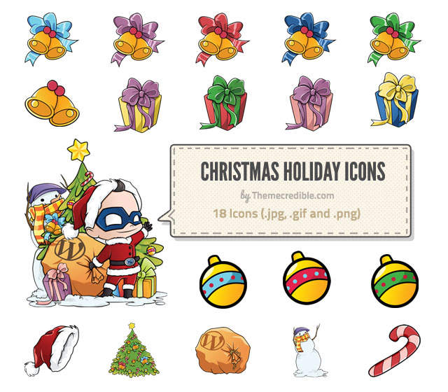 Christmas Holiday Icons Free