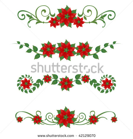 Christmas Poinsettia Clip Art Christmas Poinsettia Clip Art