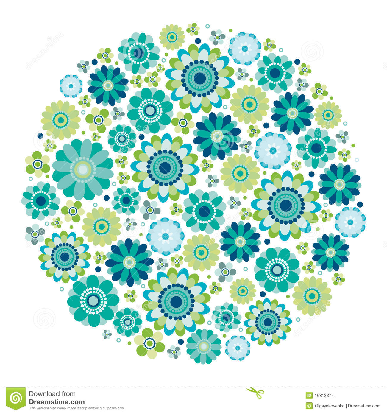 Circle Flower Design