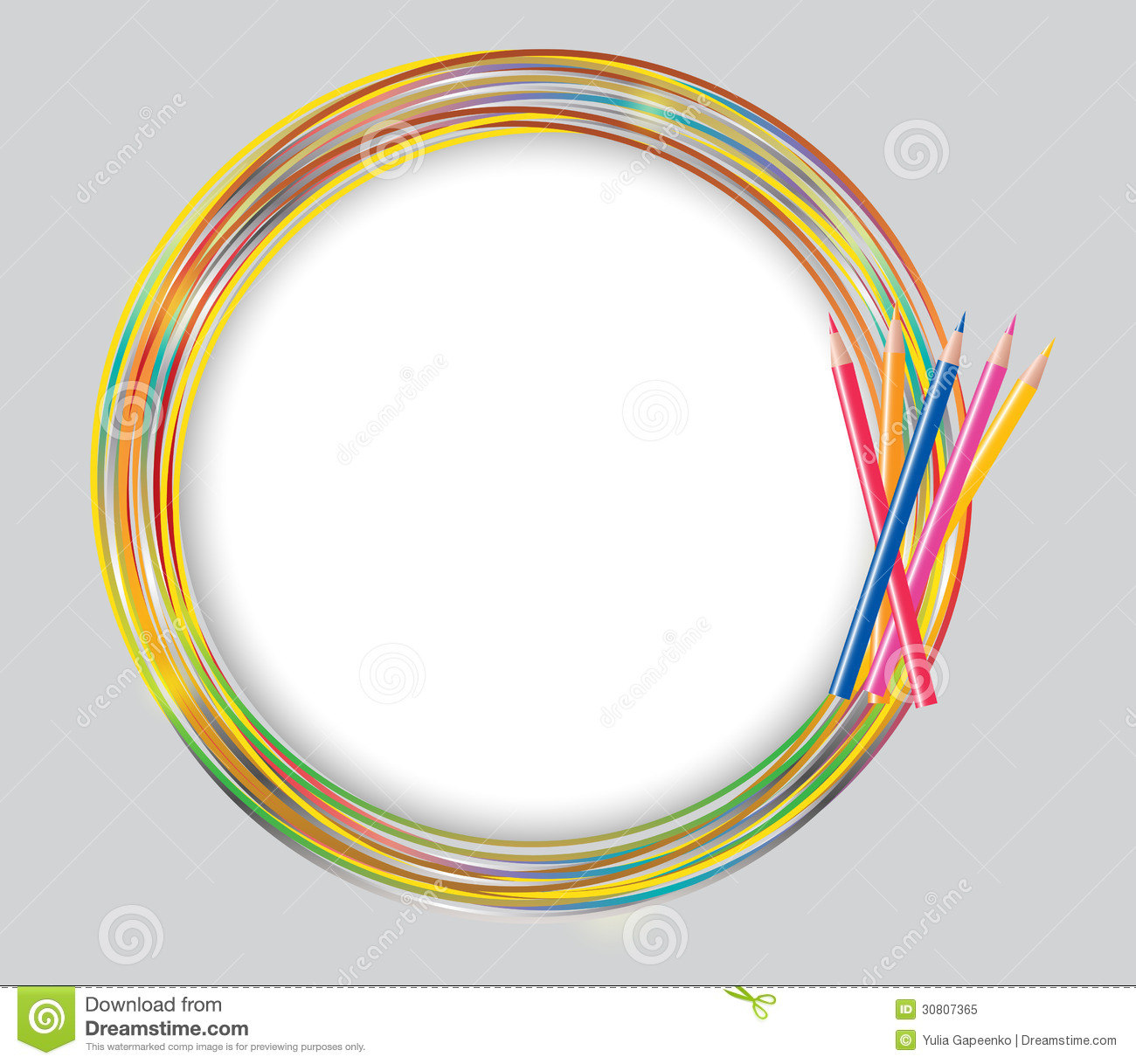 Circle Frame Vector