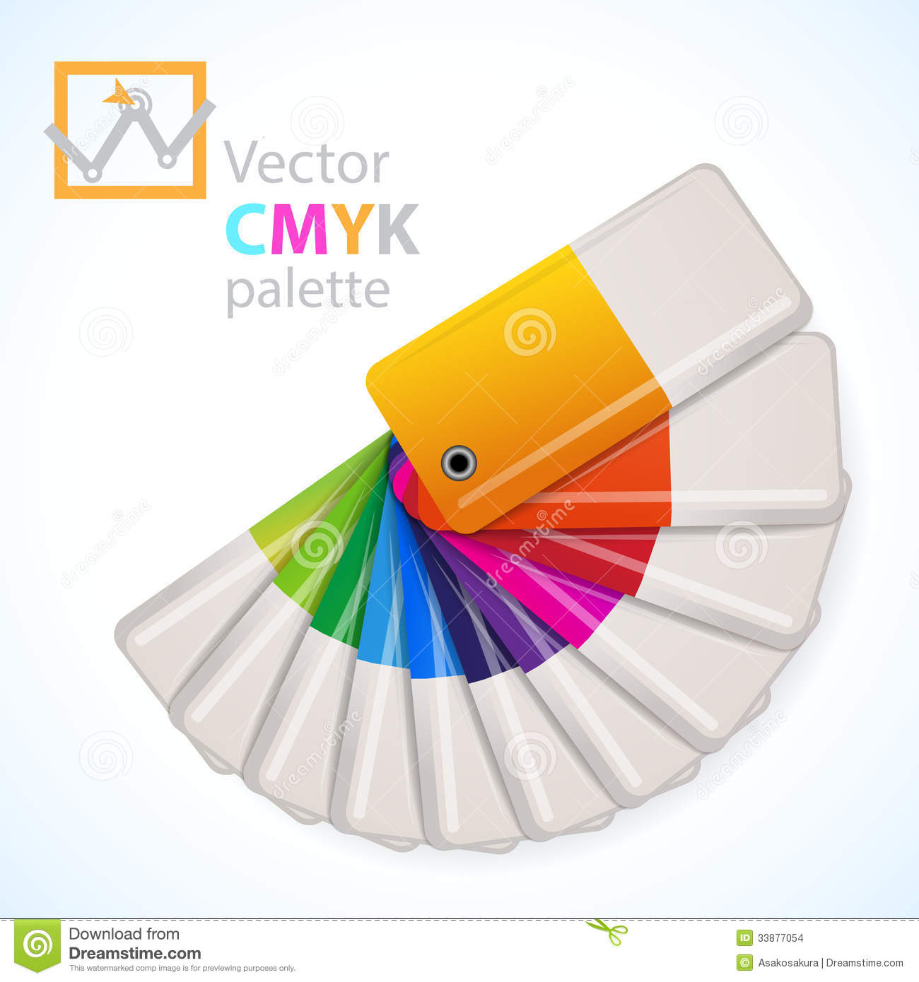 Color Palette Icon Vector