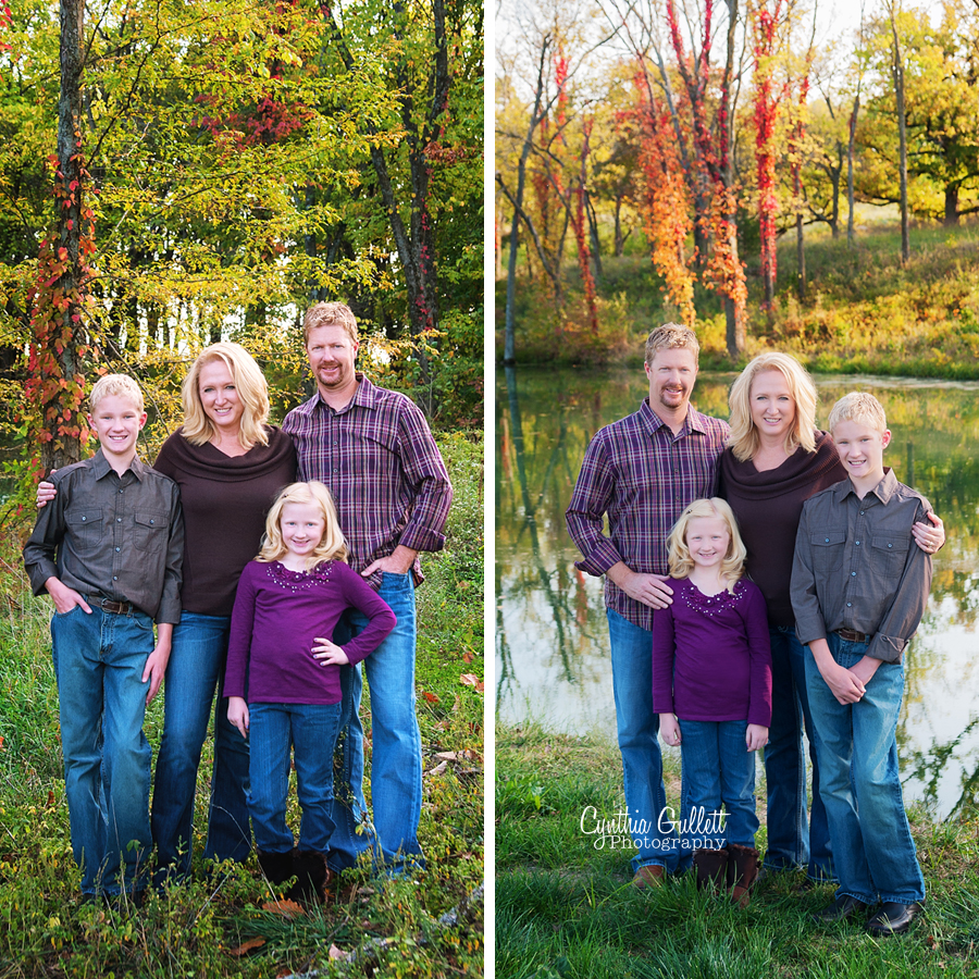 Color Scheme Fall Family Pictures