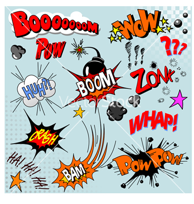 Comic Book Explosion Vector