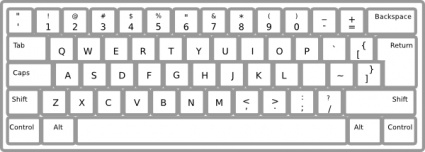 Computer Keyboard Clip Art Free