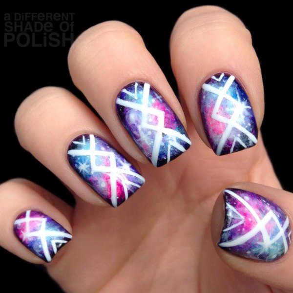 Cool Tribal Nail Art Designs