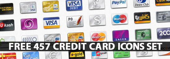 Credit Card Icons Vector