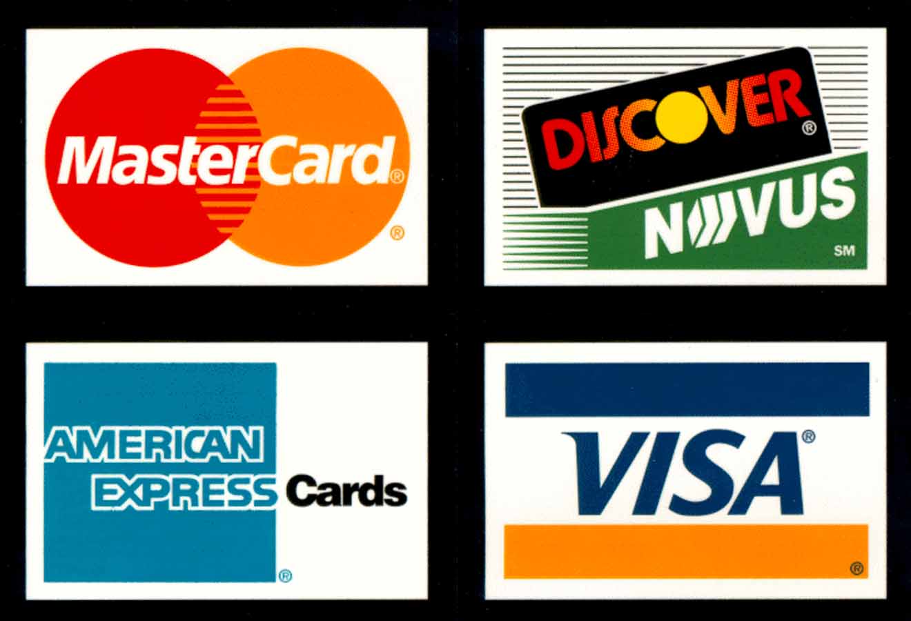 10 Credit Card Logos Vector Images