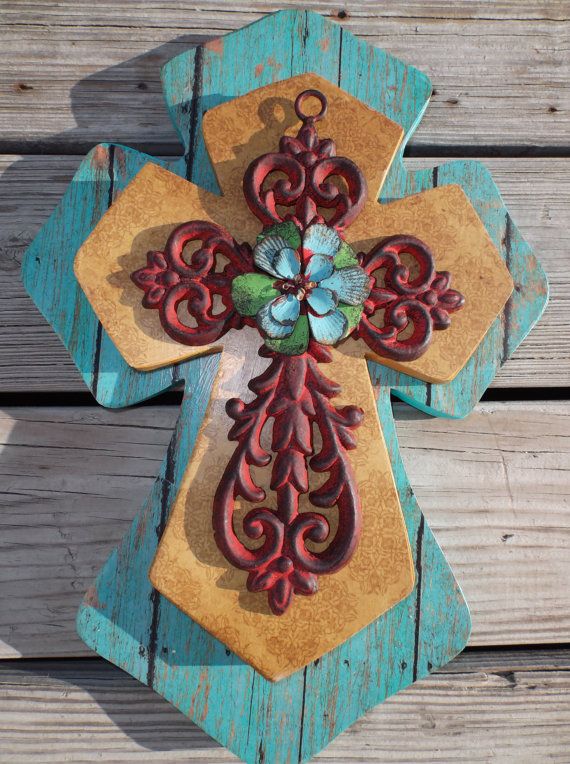 Decorative Wooden Wall Cross