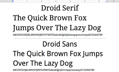 Different Fonts for Microsoft Word