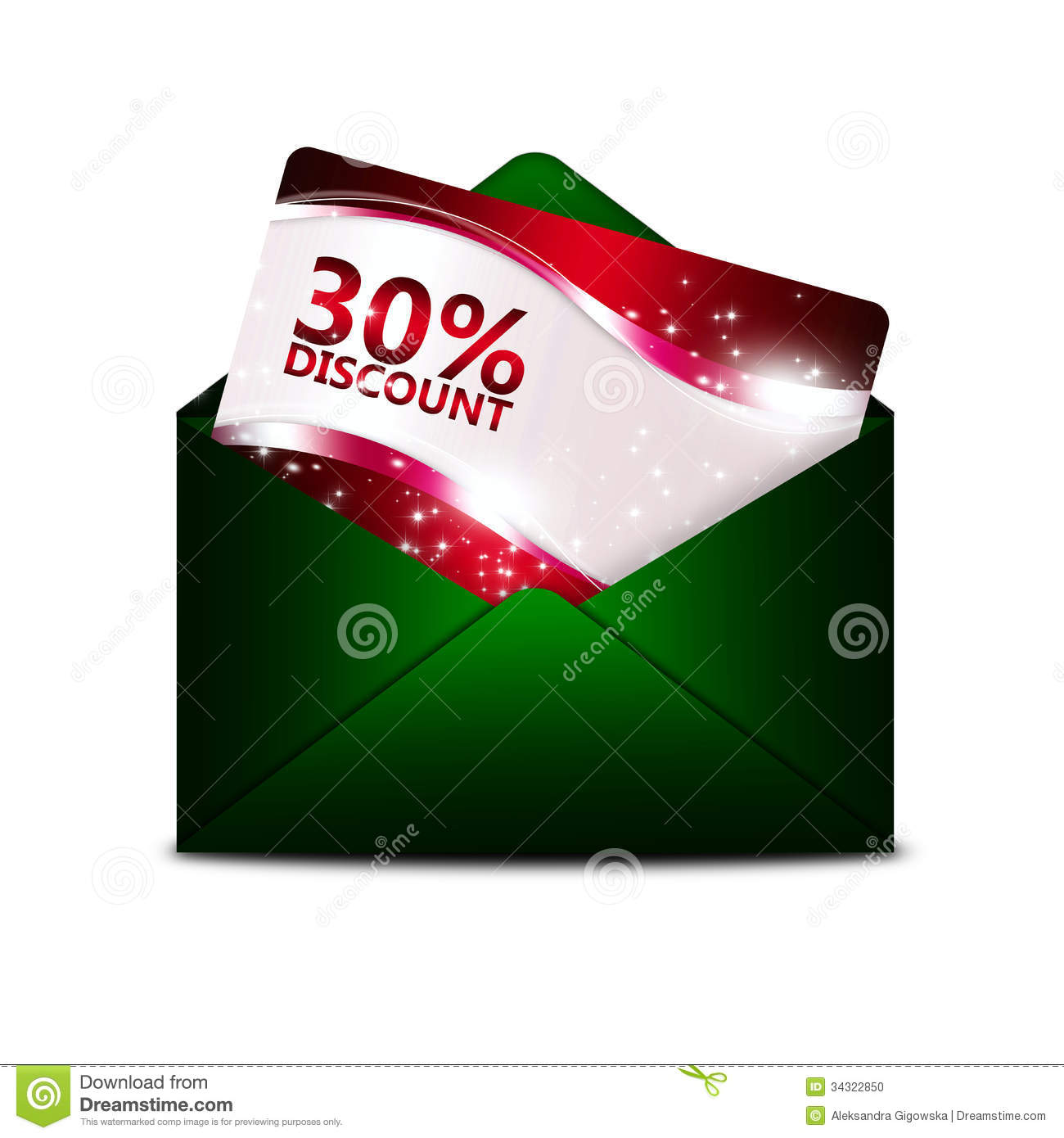 Discount Card Envelope