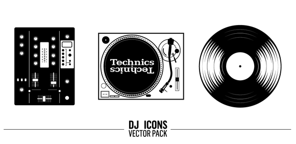 DJ Mixer Vector