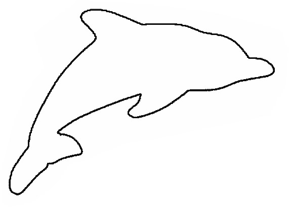 Dolphin Stencil Templates