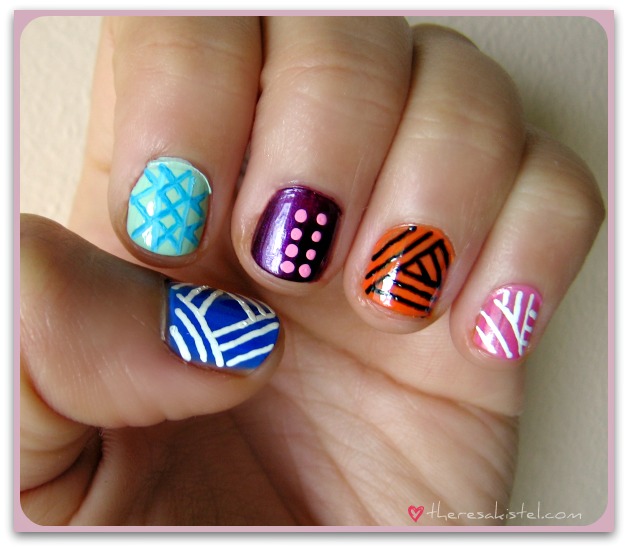 Easy Nail Art Pen Designs