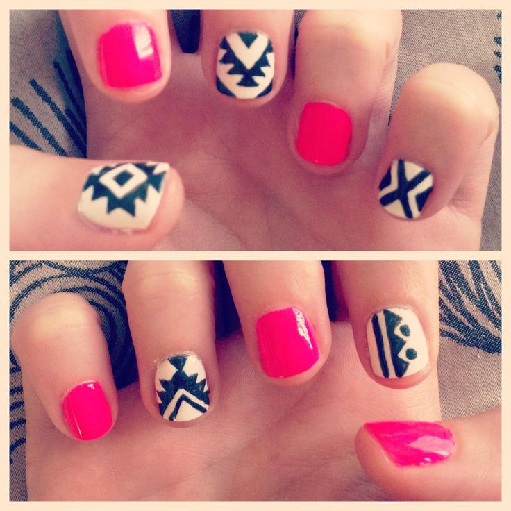 Easy Tribal Nail Art