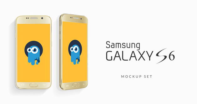 Edge Samsung Galaxy S6 Mockups Edge Samsung Galaxy S6 Mockups