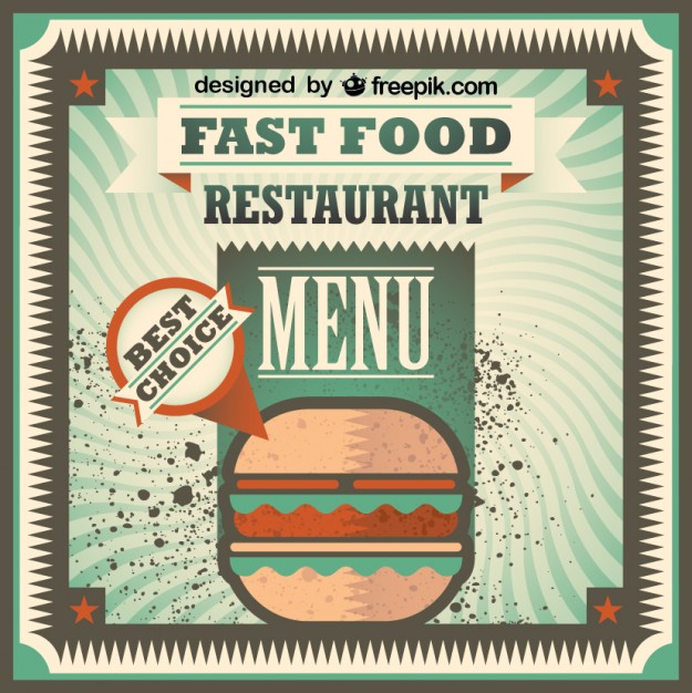 Fast Food Menu Design