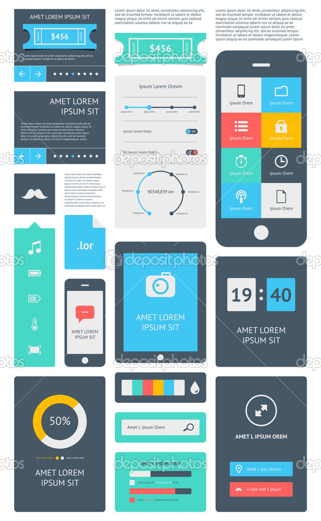 Flat UI Design