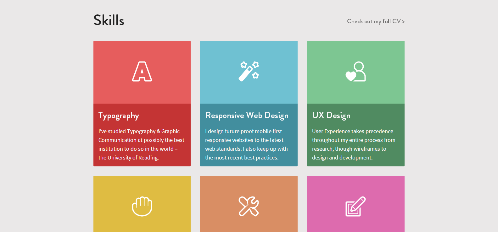 Flat Web Design