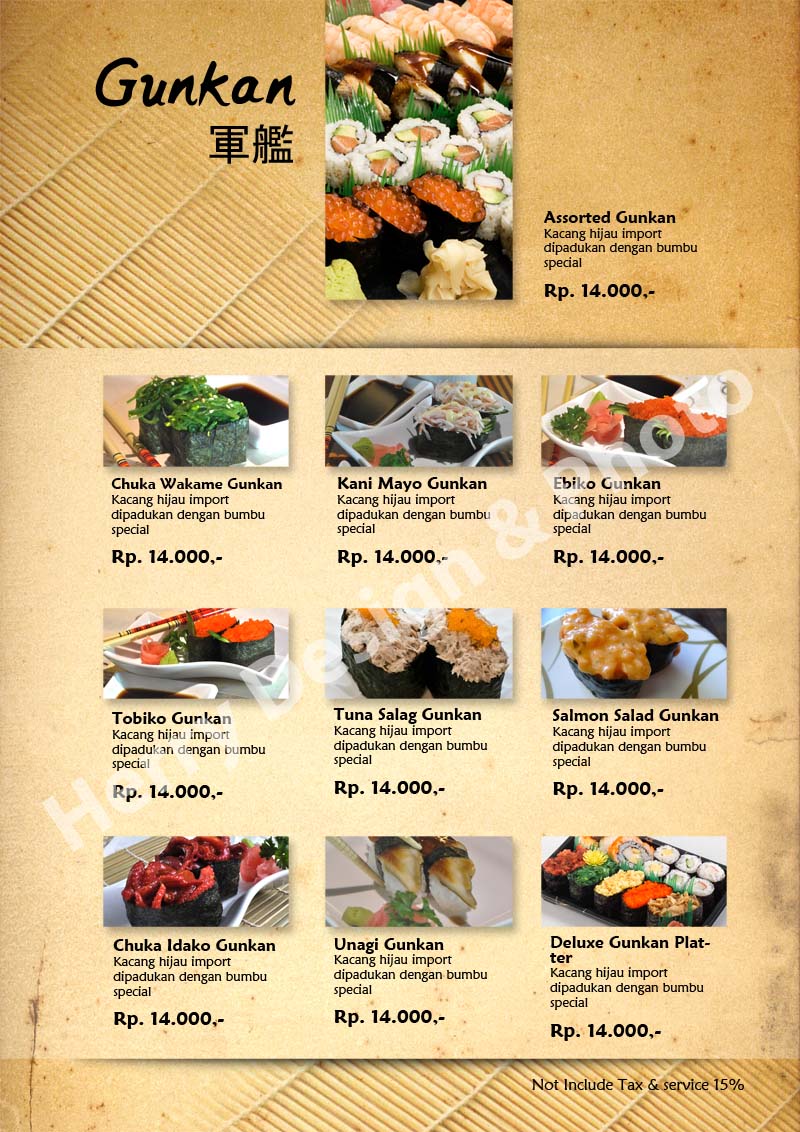 Food Menu Design