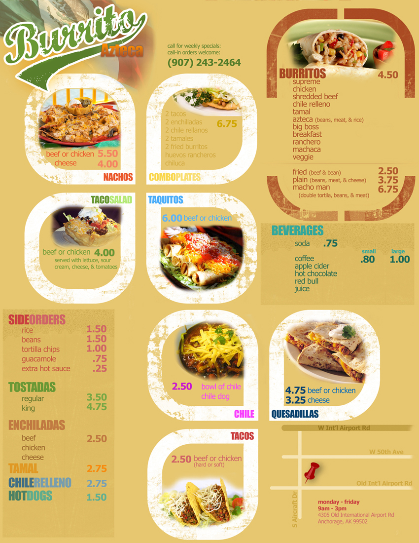 Food Menu Design