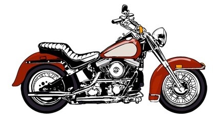 Free Motorcycle Vector Graphics