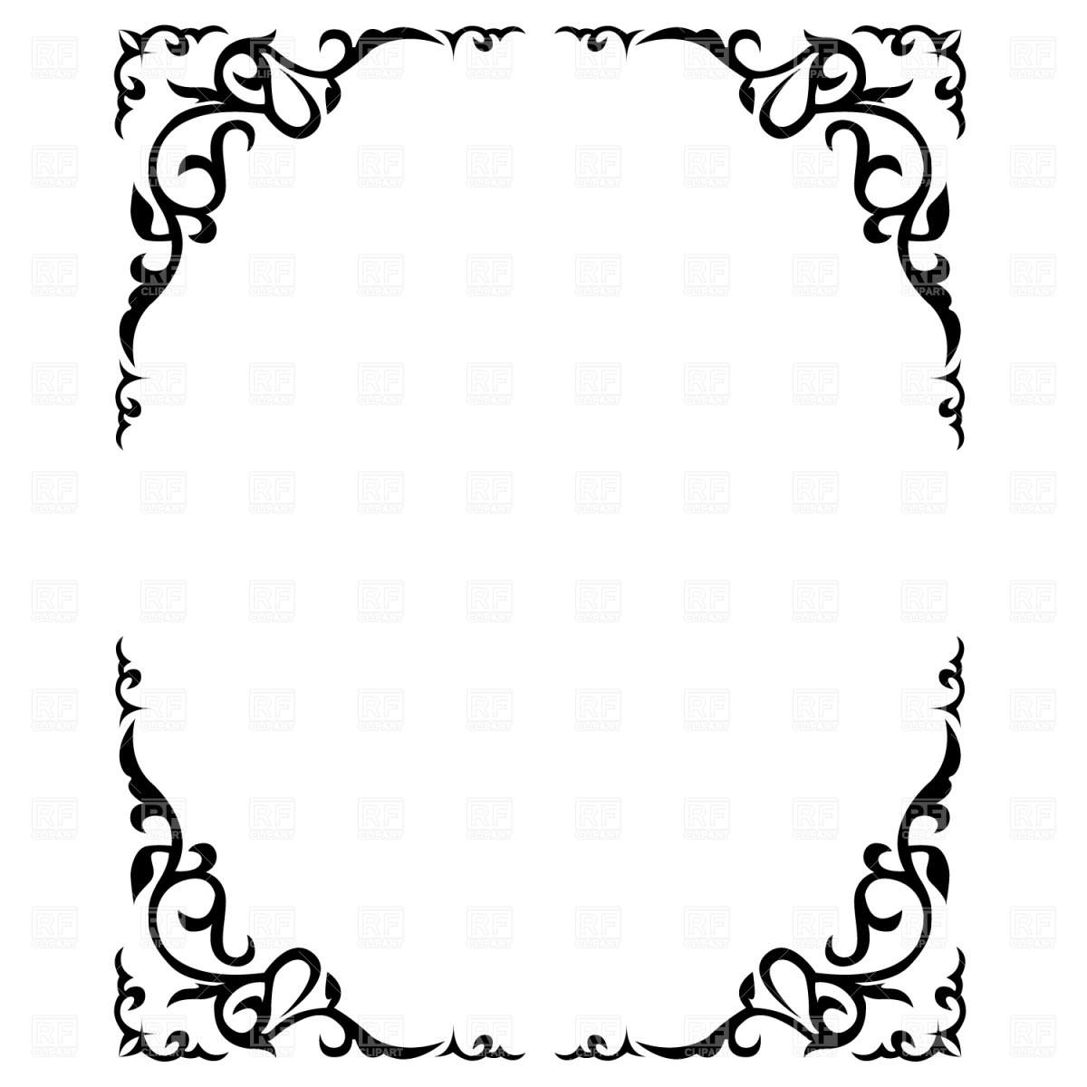 12 Picture Frame Vector Clip Art Images