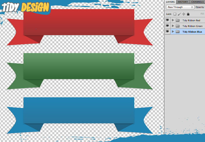 Free Psd Ribbons