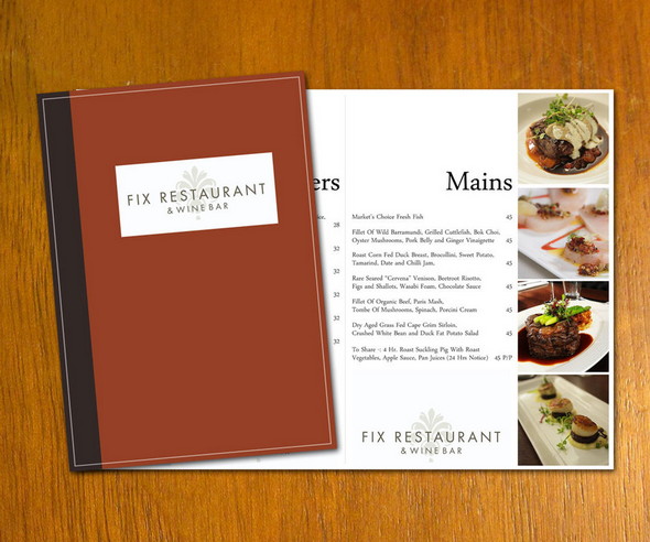 Free Restaurant Menu Design Templates