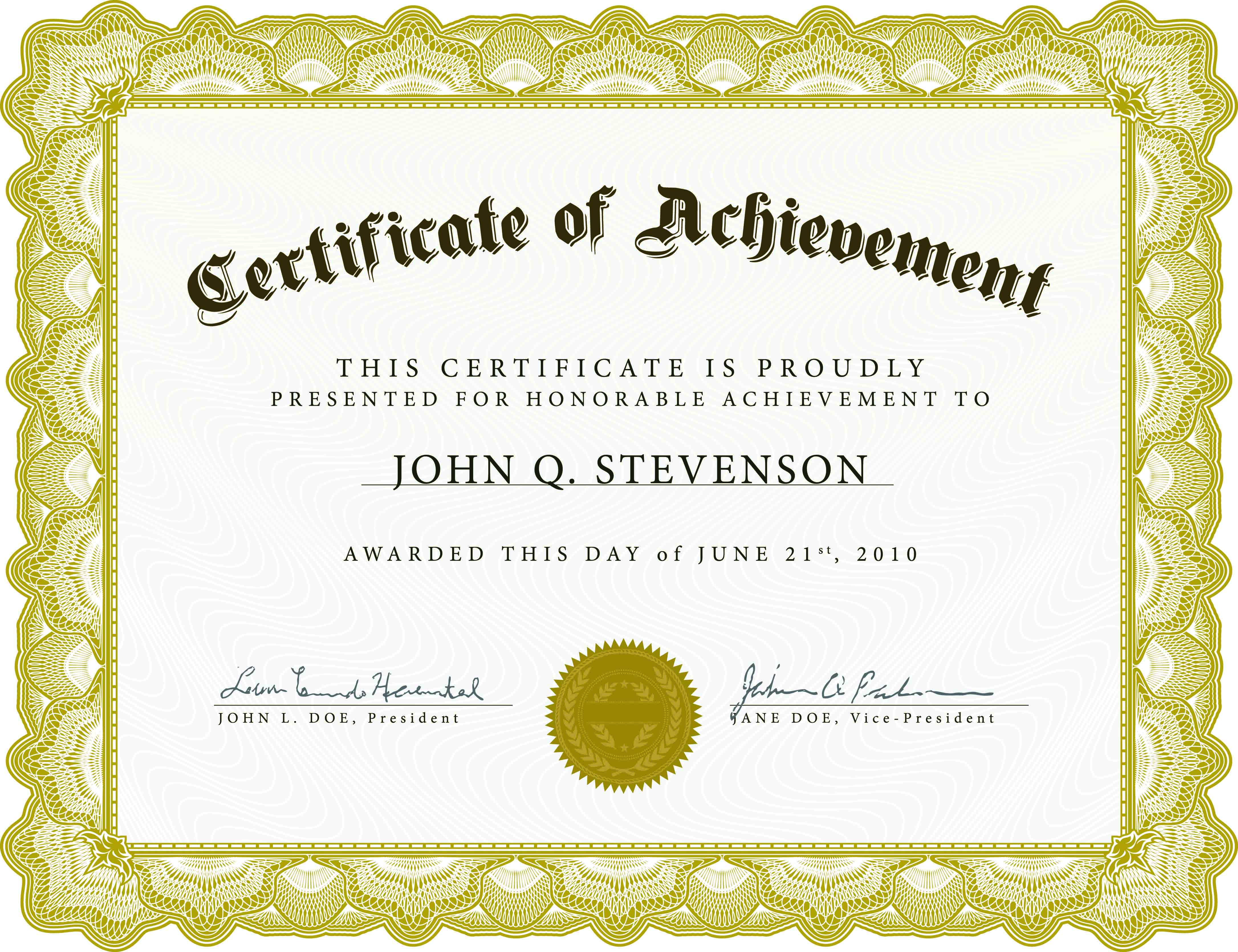 Free Vector Certificate Template Free Vector Certificate Template