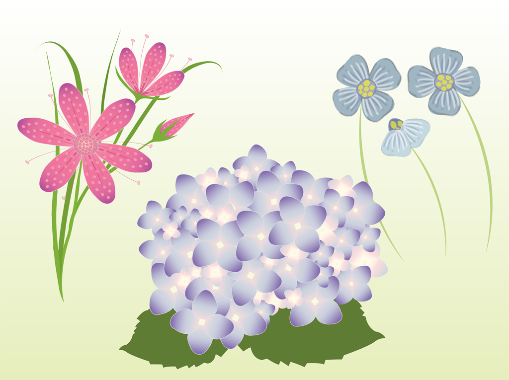 Free Vector Spring Flowers