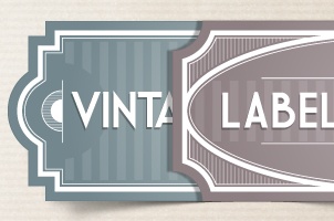 Free Vintage Vector Label Templates