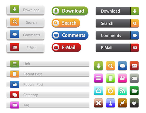 Free Web Buttons and Icons Free Web Buttons and Icons