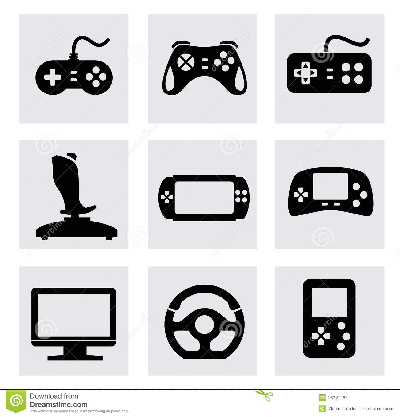 13 Joystick Game Controller Vector Images