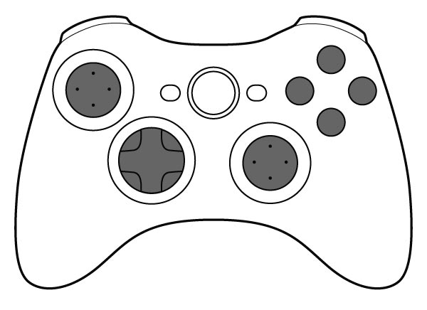 Game Controller Vector