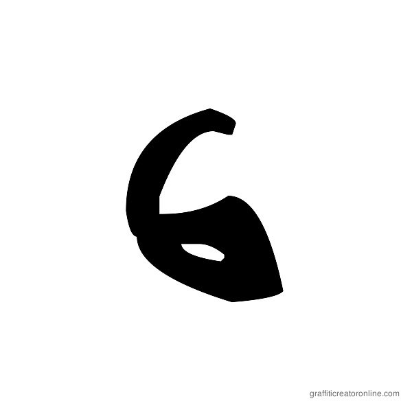 Graffiti Alphabet Letter G