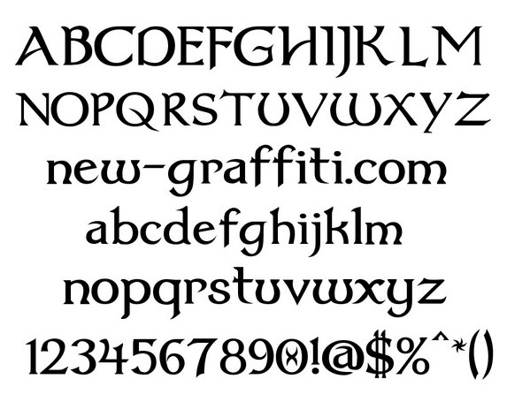 Graffiti Font Styles