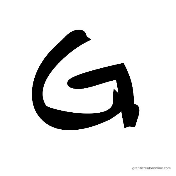 Graffiti Letter G Fonts