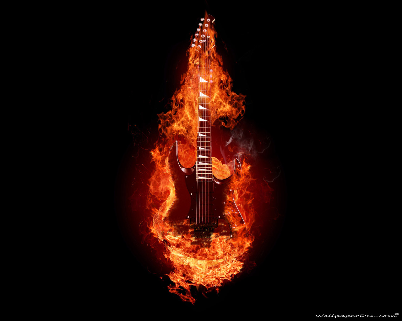 Guitar On Fire Guitar On Fire
