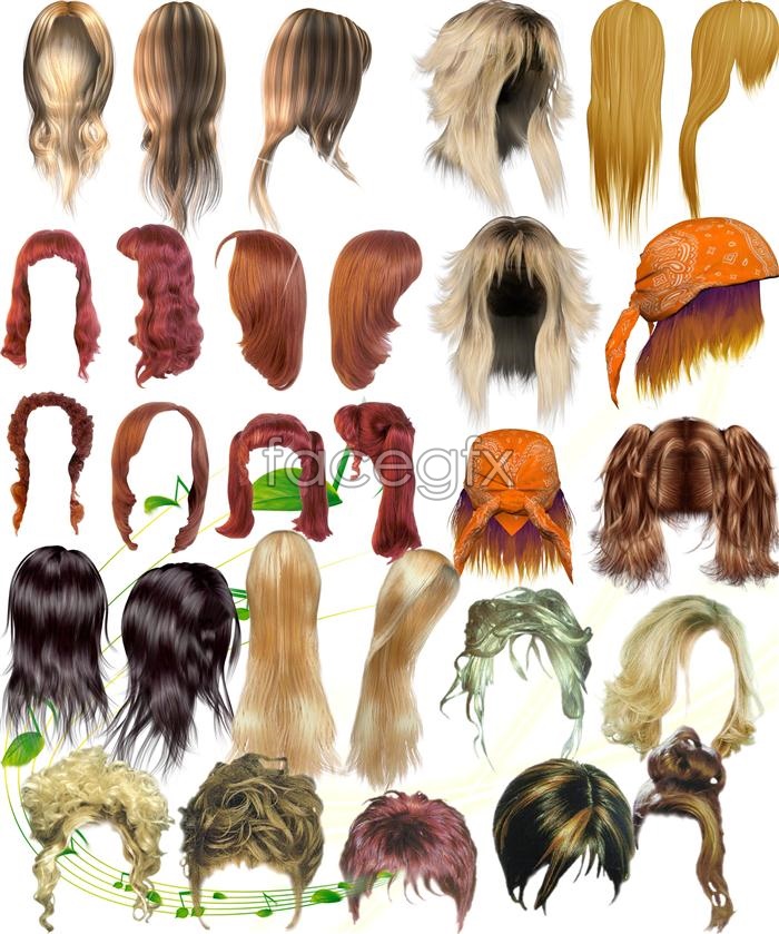 Hair for Photoshop PSD Files